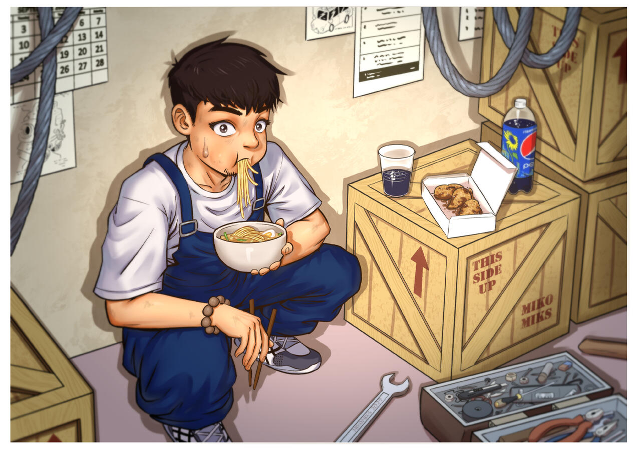 Miko mechanic self portrait 2024